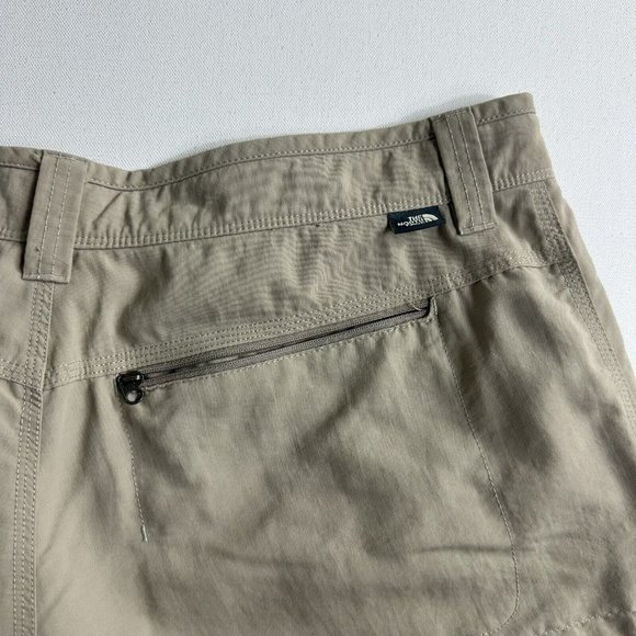The North Face Men's Size 36 Nylon Cargo Hiking Shorts‎ Side Elastic Beige - Picture 5 of 7